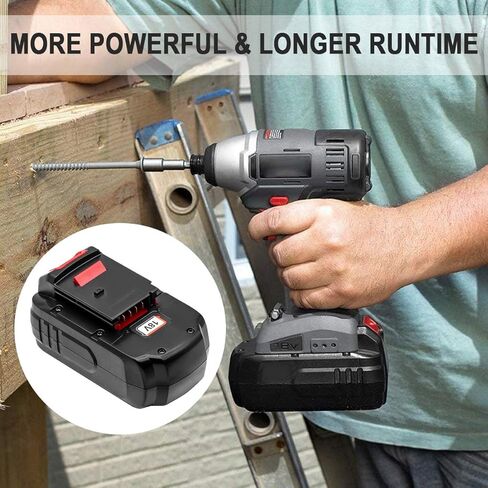 بطارية KINGTIANLE لكابل بورتر PC18B: بطاريات حفر بديلة PCC489N شاحن أدوات فولت PCMVC 18V Ni-MH 5.0Ah 2 حزم in Kuwait