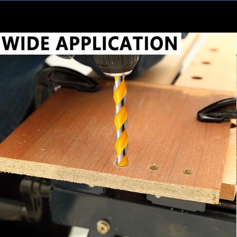 مجموعة لقم مثقاب للبناء مقاس 1/4 انش، مجموعة لقم مثقاب للخرسانة من الكربيد للزجاج والسيراميك والاسمنت والبلاط والطوب والبلاستيك، بطول 6.3 انش (1/4 انش) in Kuwait