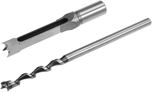 1/2 بوصة ثقب مربع مثقاب الخشب أدوات النجارة اوجير بت عالية الكربون الصلب جوفاء إزميل نقر أداة السلطة in Kuwait