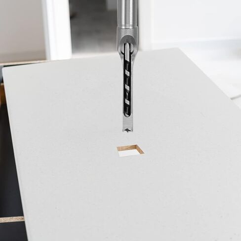 1/2 بوصة ثقب مربع مثقاب الخشب أدوات النجارة اوجير بت عالية الكربون الصلب جوفاء إزميل نقر أداة السلطة in Kuwait