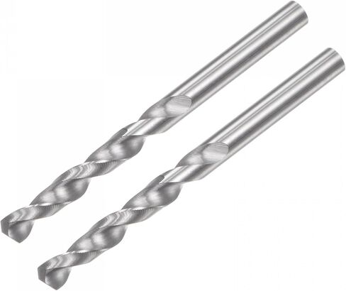 uxcell Solid Carbide Drill Bits, 2.5mm C2/K20 Tungsten Carbide Jobber Drill Bits Straight Shank Drilling Tool for Stainless Steel Aluminum Iron Metal Plastic 2pcs in Saudi Arabia