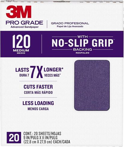 3M 26120CP-P-G 9" X 11" 120 Grit Professional Grade Sandpaper in Saudi Arabia