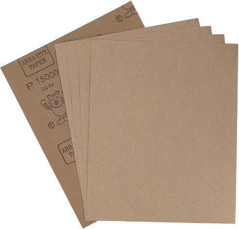 9x11 inch 10 Sheets Sandpaper, Wet or Dry 7000-15000 Grit 5 Assortment Sand Paper, Extra Fine Precision Abrasive Pads for Automotive Sanding, Wood Turing Finishing, Metal Furniture Polishing in Saudi Arabia