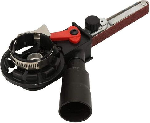 DAUERHAFT Belt Sander Adapter,Ergonomic Design Sander Sanding Head Adapter,Mini Electric Angle Grinder Belt Sander Head Attachment,for Blade Grinding, Grinding Scissors in Saudi Arabia