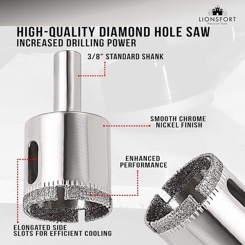 1 1/4 بوصة الماس ثقب الماس بلاط السيراميك بلاط السيراميك جدار جدار 1.2 بوصة ثقب القاطع in Kuwait