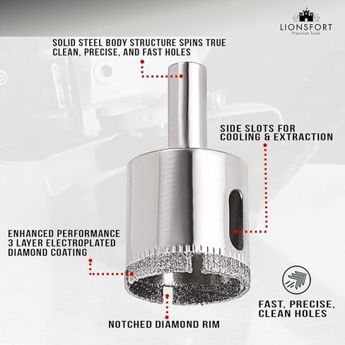 1 1/4 بوصة الماس ثقب الماس بلاط السيراميك بلاط السيراميك جدار جدار 1.2 بوصة ثقب القاطع in Kuwait