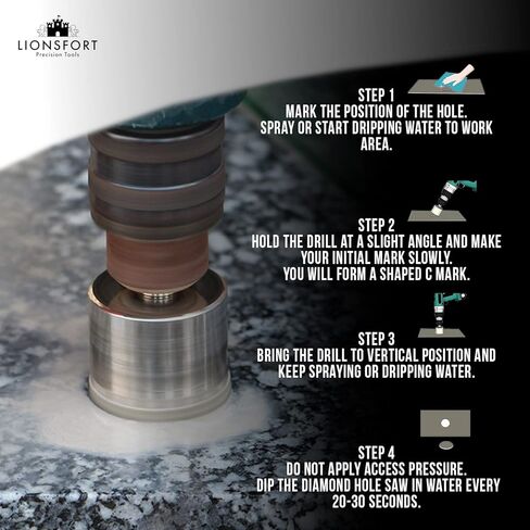 1 1/4 بوصة الماس ثقب الماس بلاط السيراميك بلاط السيراميك جدار جدار 1.2 بوصة ثقب القاطع in Kuwait