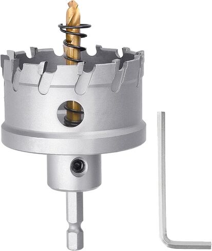 33mm / 1.3 inch Carbide Hole Saw,Metal Steel Hole Saw with Hex Shank, Hole Cutter for Stainless Steel,Sheet Metal, Thick Metal and Iron. (Hex Shank, 33mm（1.3 inch）) in Saudi Arabia