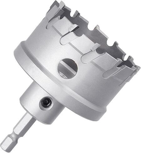 33mm / 1.3 inch Carbide Hole Saw,Metal Steel Hole Saw with Hex Shank, Hole Cutter for Stainless Steel,Sheet Metal, Thick Metal and Iron. (Hex Shank, 33mm（1.3 inch）) in Saudi Arabia