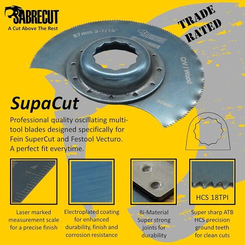 25 × شفرات مزيج ممتاز OMT من SabreCut SCK25A لقص الريش وفيستول فيكترو (بدون ستار لوك) ملحقات متعددة متعددة الأدوات المتأرجحة in Kuwait