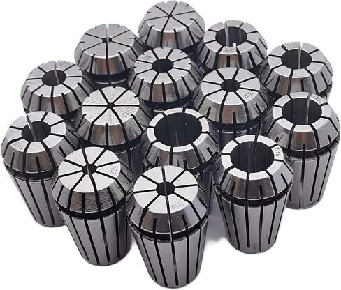 3 قطعة ER20 1/2 "، 1/4" ، 1/8 "عالية الدقة أسطوانة معدنية مجموعة ل CNC Workholding النقش طحن مخرطة تشاك أداة in Kuwait