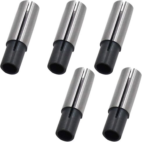 5 قطع من TOUHIA 1/4 بوصة إلى 1/8 "Collet Chuck Driver Adapter Engraving Bit Router Adapter Adapter Adapter in Kuwait