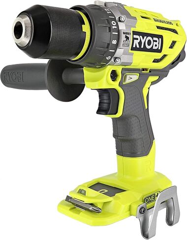 Ryobi P251 One+ 18V Lithium Ion 750 بوصة رطل مثقاب مطرقي بدون فرشاة مع 3 أوضاع للحفر، وقابض 24 موضعًا، ومقبض مريح (متجدد) in Kuwait