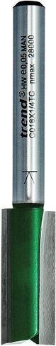 Trend Craft Pro 1/2" Shank Straight Router Cutter Bit-Ref, C030DX1/2TC Diameter 20mm Cutting Length 50mm Tungsten Carbide Tipped, Shank 1/2 inch x Dia 20 mm x Cut 37 mm in Saudi Arabia
