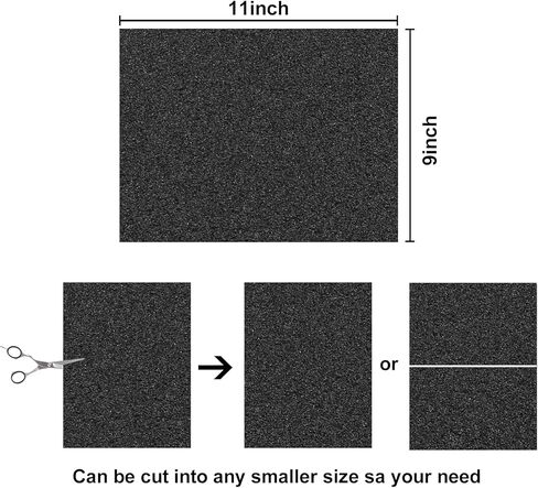 ورق صنفرة 1000 حبيبة 10 قطع، 9 × 11 بوصة، صفائح كاملة من كربيد السيليكون الرطب والجاف، ورق رمل كامل لتشطيب الأثاث الخشبي، المعدن، الحوائط الجافة، البلاستيك، تلميع سنفرة السيارات، صنفرة كتلة الرمل اليدوية in Kuwait