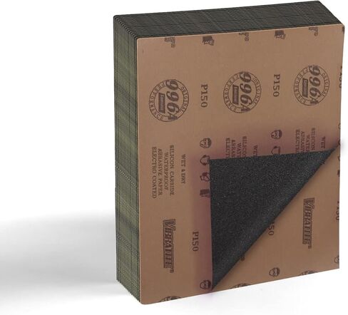 ورق صنفرة 1000 حبيبة 10 قطع، 9 × 11 بوصة، صفائح كاملة من كربيد السيليكون الرطب والجاف، ورق رمل كامل لتشطيب الأثاث الخشبي، المعدن، الحوائط الجافة، البلاستيك، تلميع سنفرة السيارات، صنفرة كتلة الرمل اليدوية in Kuwait