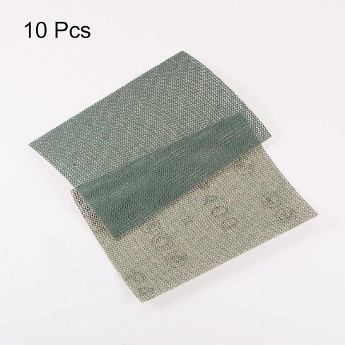 10 قطع من HARFINGTON 320 ورقة سنفرة شبكية مقاس 3 بوصة × 4 بوصة من ورق الصنفرة الرطب أو الجاف، وسادات كاشطة خالية من الغبار لتلميع وطحن المعادن والجدران الجافة للسيارة من هارفينغتون in Kuwait