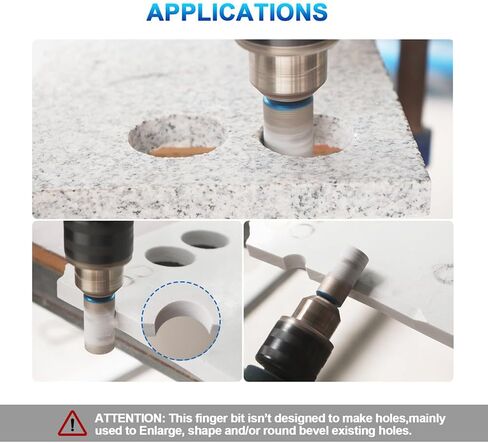 Diamond Finger Milling Bits 4/5“ BRSCHNITT Dry Core Drill Bit for Enlarging Shaping Existing Holes of Porcelain,Hard Ceramic,Granite,Marble hex Shank in Saudi Arabia