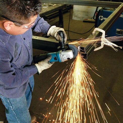 Makita GA5020Y 5" SJS Angle Grinder, with AC/Dc Switch, Blue in Saudi Arabia