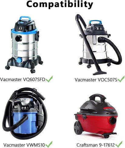 9 Pack Shop Vacuum Bag Replacement Compatible with Vacmaster 5 to 6 Gallon Wet Dry Vacuum, Part # VDBS, by KEEPOW in Saudi Arabia