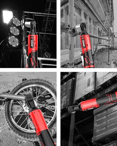 مجموعة أدوات السقاطة اللاسلكية من NAWIN، 3/8 بوصة 40 قدم رطل 400 دورة في الدقيقة 16.8 فولت مع عبوتين من بطاريات 2.0 أمبير في الساعة وشحن سريع لمدة 80 دقيقة in Kuwait