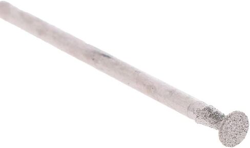 اورهيلبر 12 قطعة 2.35 ملم (3/32 انش) مجموعة رؤوس ابر جلخ مطلية بالماس، مجموعة ادوات دوارة مثبتة على الماس لليشم والمجوهرات والحجر وطحن السيراميك والنحت والتلميع والنقش in Kuwait