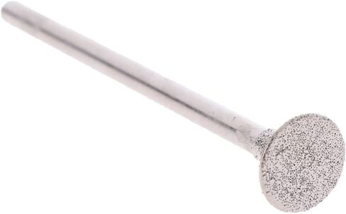 اورهيلبر 12 قطعة 2.35 ملم (3/32 انش) مجموعة رؤوس ابر جلخ مطلية بالماس، مجموعة ادوات دوارة مثبتة على الماس لليشم والمجوهرات والحجر وطحن السيراميك والنحت والتلميع والنقش in Kuwait