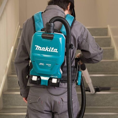 Makita XCV09PT 18V X2 LXT® Lithium-Ion (36V) Brushless Cordless 1/2 Gallon HEPA Filter Backpack Dry Vacuum Kit (5.0Ah) in Saudi Arabia