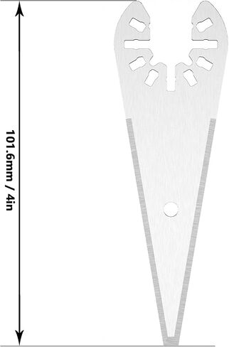 5pcs Tapered Sealant Cutting Blade, Oscillating Tool Caulk Removal Blade to Remove Paint Caulk Adhesive Sealant in Saudi Arabia