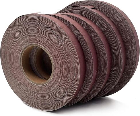 600 Grit Continuous Sandpaper Roll 1" x 55 Yard Emery Cloth Aluminium Oxide Abrasive Sandpaper Roll Drum Sander Sandpaper Rolls for Wood Furniture Finishing Metal Sanding Automotive Polishing in Saudi Arabia