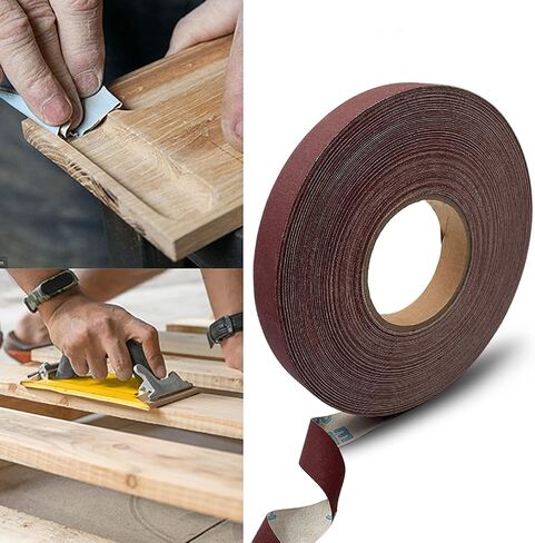 600 Grit Continuous Sandpaper Roll 1" x 55 Yard Emery Cloth Aluminium Oxide Abrasive Sandpaper Roll Drum Sander Sandpaper Rolls for Wood Furniture Finishing Metal Sanding Automotive Polishing in Saudi Arabia
