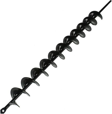 marddpair Earth Auger Bit Auger Drill Bit 24 Inch Length 2 Inch Width Repid Planter, Yard Gardening Planting Bulbs Auger, Post or Umbrella Hole Digger for 3/8 Inch Hex Drive Drill in Saudi Arabia