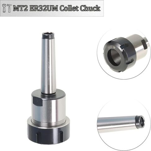 Findmall MT2 ER32UM M10 حامل أدوات مخروطي كوليت تشاك مناسب لآلة النقش باستخدام الحاسب الآلي وأداة مخرطة الطحن in Saudi Arabia