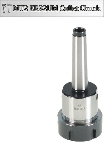 Findmall MT2 ER32UM M10 حامل أدوات مخروطي كوليت تشاك مناسب لآلة النقش باستخدام الحاسب الآلي وأداة مخرطة الطحن in Saudi Arabia