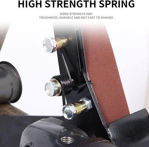 SI FANG Tube Belt Sander Attachment Adapter with 5Pcs Sanding Belts, Angle Grinder Converted to Belt Sander Grinder, 5/8-11 Thread for Polishing Rust Removal Stainless Steel Pipe, Wood Metal Working in Saudi Arabia