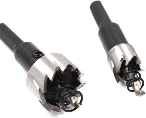 Preamer 6 Pcs HSS Drill Bit Hole Saw Set for Stainless Steel Metal Cutter Cutting Hole Saw Tool, 12mm-22mm in Saudi Arabia