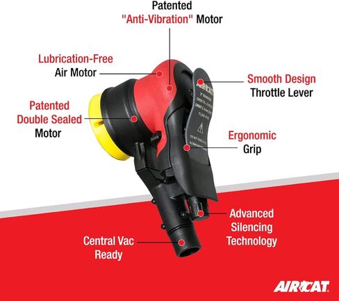 AirCAT 6700-3-336CV 3" Central Vacuum Palm Sander 3/16" Orbit in Saudi Arabia