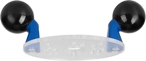 Woodworking Router Base, Clear Router Base Plate with Handles Replacement Trimming Plate Baseplate PVC Lightweight Variable Router Compact Router Tool for Woodworking, Compact Routers, Round in Saudi Arabia