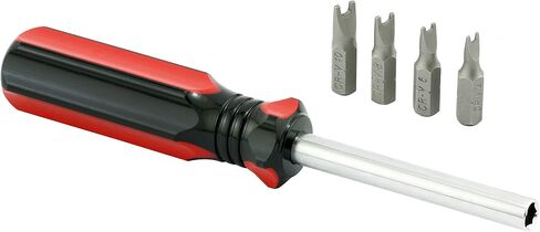 برايم-لاين اداة ازالة البراغي متعددة الاستخدامات 650-7905 باتجاه واحد، اسود واحمر in Kuwait