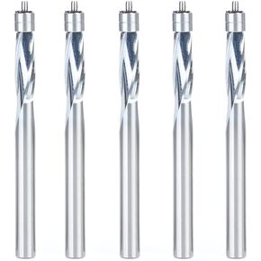 Amana Tool - 51436 Solid Carbide Spiral Plastic Flush Trim 1/4 Dia x 3/4 x 1/4 Shank x 3 I in Saudi Arabia