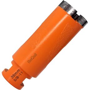 BeQell Diamond Core Drill Bit, 1 3/8 Inch Laser Welded 5/8-11 Thread Dry Granite Hole Saw for Marble Solid Block Stone Reinforced Concrete Quartz Countertop Hole Drilling(35mm) in Kuwait