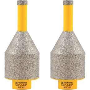 HIGHDRIL الماس الأساسية مثقاب - 2PCS 20-50mm الماس طحن بت الاصبع الماس الميلا الشطب لحفر توسيع تشكيل الثقوب في بلاط البورسلين السيراميك والرخام الجرانيت in Kuwait