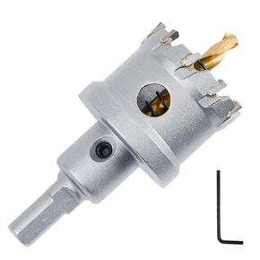 105mm/ 4-1/8 inch Metal Steel Hole Saw Drill Bit, Metal Hole Cutter for Thick Metal,Stainless Steel,Iron and Wood (105mm/ 4-1/8 inch)