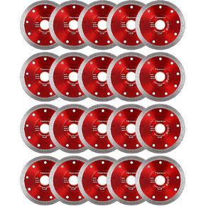 20 قطعة من شفرة المنشار الماسي من Therwen مقاس 4.5 بوصة، شفرة بلاط رفيعة، شفرة بلاط كبيرة، عجلة قطع ماسية لطاحونة الزوايا، قطع البورسلين، بلاط السيراميك، الجرانيت والرخام in Kuwait