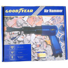 GOODYEAR Air Hammer W/4 Chisels Set (RP7621) 4500 BPM Air Compressor Tool, Blue in Saudi Arabia