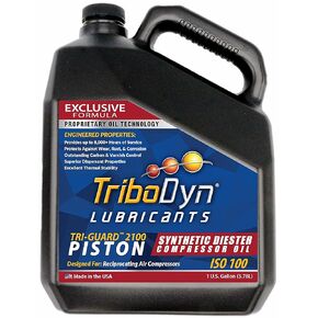 TriboDyn Tri-Guard 2100 ISO 100 Piston Diester Synthetic Air Compressor Oil - 1 Gallon (1 Gallon) in Kuwait