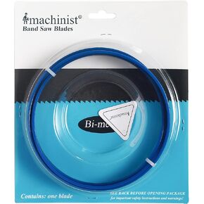Imachinist S5612121014SS ثنائية المعدن بطول 56-1/2 بوصة، وعرض 1/2 بوصة، وسمك 0.025 بوصة، و10/14 TPI، وشفرات المنشار الحزامي لقطع الفولاذ المقاوم للصدأ، ومسافة أسنان متغيرة in Kuwait
