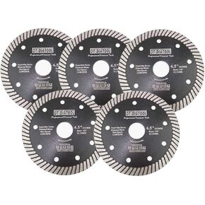 DT-DIATOOL Diamond Tile Saw Blade 4 Inch Porcelain Cutting Disc Arbor 7/8"- 5/8" for Angle Grinder Cutting Ceramic Granite Marble Artificial Stone 2pcs