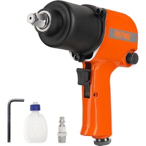 REFINE Air Impact Wrench 1/2 Inch, 10-Speeds Pneumatic Square Drive Heavy Duty 538ft-Lbs Max Loosening Torque Pneumatic Impact Wrench, Twin Hammer 7500RPM Impact Gun for Auto Repairs and Maintenance. in Kuwait