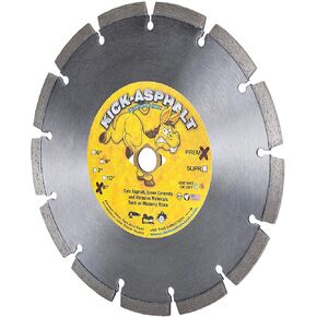 شفرة ألماسية من Delta Diamond Kick-Asphalt مقاس 14 بوصة، مقسمة إلى شرائح إسفينية، أسفلت قطع رطب/جاف، كونسيت أخضر، كتلة البناء، ومواد مماثلة (14 بوصة)